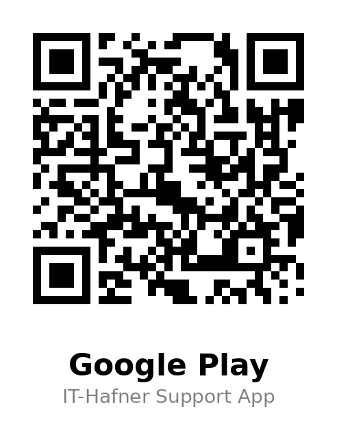 QR-Code zum Download der IT-Hafner Support App